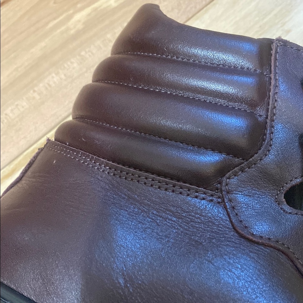 Rudsak Burgundy Leather High-Top Sneakers - Picture 11 of 17